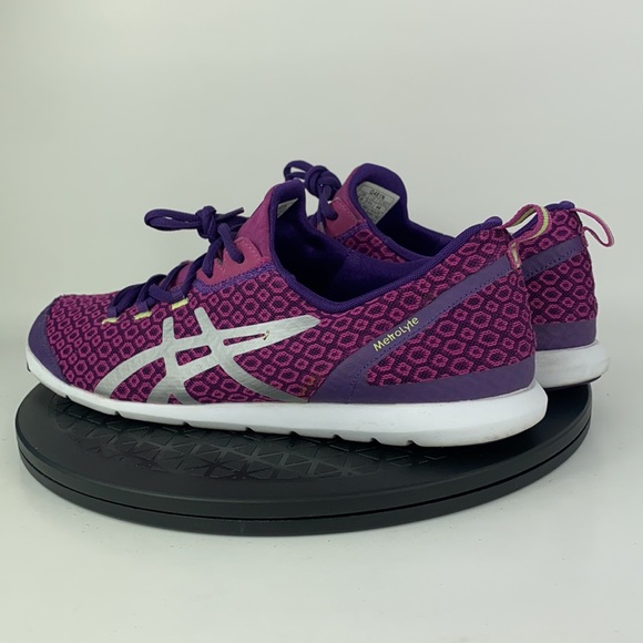 Asics MetroLyte Purple/White Athletic Running Shoes Q481N Women's Size 11.5 - Picture 7 of 12